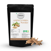 Lewisia In Organics Ashwagandha Root Powder Ashwagandha Churna For General Wellness, Immunity Booster & Improve Vigour, Stress Relief, Rejuvenates Mind & Body Made | 100gm 0.2lbs
