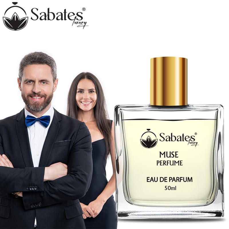 Sabates Muse Eau De Parfum 50ml 1.6 Fl.oz. | Spicy Oriental Perfume With Oud Fragrance For Men & Women Sabates Muse Eau De Parfum 50ml 1.6 Fl.oz. | Spicy Oriental Perfume With Oud Fragrance For Men & Women