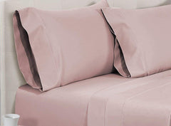 Perfect Pure Single Plain Bedsheet With 1 Matching Pillow Cover - Sized 60 X 90 Inches, Peach | Soft Microfiber Ideal For Everyday Use Bedsheet - 300 Thread Count