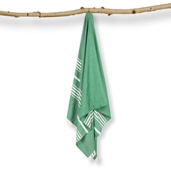 Mush 100% Bamboo Large Bath Towel 280 Gsm | Ultra Soft, Absorbent Light Weight & Quick Dry Bath Towel For Travel, Gym, Beach, Pool & Yoga (Dark Green)
