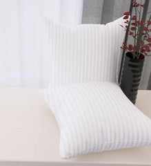 Square Pillow, Hotel Quality Premium Fiber Soft Cushion Filler, White, 18 X 18 Inches | Microfiber Pillow, Hypoallergenic, Soft Cushion, Throw Pillow - Set Of 2