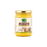 Pure Organic A2 Desi Rathi Cow Ghee By Organicbite | High In Protein Fiber Healthy Desi Ghee Good For Digestive Health | (500ml) 16.9 Ounce | Jar Pack