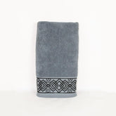 Rangoli 100% Cotton Fibre Bath Towel 600 Gsm | Highly Durable & Absorbent Towel | Skin-Friendly & Quick Drying Luxury Towels (Grey) - Pack Of 1