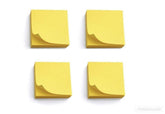 Super Sticky Notes, Yellow Color Size - 3 X 3 Inch | Pack Of 4, 80 Sheets Per Pad