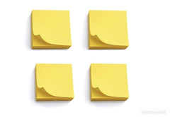 Super Sticky Notes, Yellow Color Size - 3 X 3 Inch | Pack Of 4, 80 Sheets Per Pad
