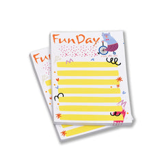 Note Pad Cute Stationery, To Do List Diary Memo Pad, Farewell Gifts For Colleagues, Set Of 4