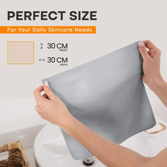 U & U Unique Utilities Microfiber Face Towels 400 Gsm | Gym Towels For Men & Women | Super Soft & Ultra Absorbent (Grey) -Set Of 4