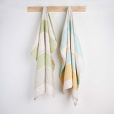Thirsty Towel Doctor Towels Bamboo Bath Towels 300 Gsm | Super Soft & High Absorbency Towel, Dobby Quick Dry Towels -Pack Of 2 (Yellow & Green)