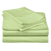 100% Microfiber Double Bedsheet With 2 Pillow Cover - 90 X 100 Inches, Sage Green | Luxury & Durability | Lightweight Fabric Suitable For Warmer Seasons & Less Chilly Nights