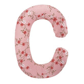 Pregnancy Pillow, C Shaped Pillow, Maternity Pillow For Sleeping - Pink Color | 100% Cotton Pillow For Pregnant Mothers | Breathable & No Heat Fabric | Full Body Support For Better Sleep