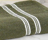 Lavone Premium Cotton Bath Towels 450 Gsm (Dark Green) - Pack Of 1