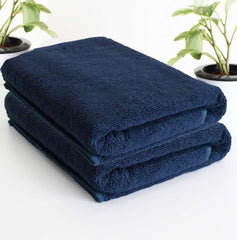 Lavone Premium 100% Cotton Zero Twist Bath Towel 550 Gsm | Ultra Soft & Absorbent Towels For Men & Women Quick Dry Bath Towel (Navy Blue)
