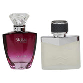 Skinn By Titan Raw And Celeste Perfumes For Men And Women, 50ml 1.6 Fl.oz. Each Pack Of 2