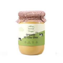 Natural Premium A2 Milk Cultured Cow Ghee By Khari Foods | Rich In Nutrients & Flavor Healthy Pure Cow Ghee For Eyeryday Use | (500ml) 16.9 Ounce | Jar Pack