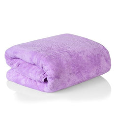 Maxoshine Microfiber Bath Towels Large Size-Super Soft Coral Fleece Bathing Towel With Hook Quick Dry Super Absorbent-Bath Towel For Men & Women (Purple)