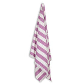 Mush Bamboo Turkish Towel 280 Gsm | 100% Bamboo Ultra Soft, Absorbent & Quick Dry Towel For Bath, Beach, Pool, Travel, Spa & Yoga (Purple Stripes)