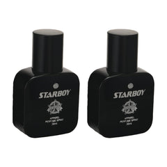 JD International Star Boy Black Apparel Unisex Perfume With Long Lasting Fragrance - Pack Of 2 X 30ml, 1.02 Fl.oz. Each | Perfume For Men & Women