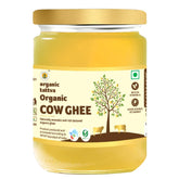 Organic Cow Ghee By Organic Tattva | Rich In Vitamin A & Healthy Desi Ghee Ideal For Relieves Constipation | (500ml) 16.9 Ounce | Jar Pack