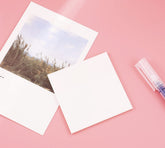 Transparent Memo Sticky Notes, 50 Sheets Sticky Pet Note, Stationery, White - Pack Of 3