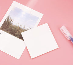 Transparent Sticky Notes 50 Sheets Paper Daily Check List School Stationery | Pack Of 3, White