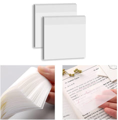 Miramar Roll Over Image To Zoom, Transparent Sticky Notes, Self-Stick Note Pads - Clear, 100 Pcs