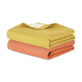 Doctor Towels, Banana Double Cloth Bath Towel, Super Soft & High Absorbency Towels For Sensitive Skin, Quick Dry Towels For Bath Large Size Pack Of 2 (Orange & Gold)