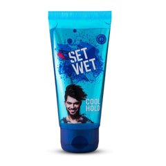 Set Wet Styling Hair Gel For Men Casually Cool , 50gm 1.7 Oz. | Medium Hold , High Shine | For Medium To Long Hair | No Alcohol , No Sulphate