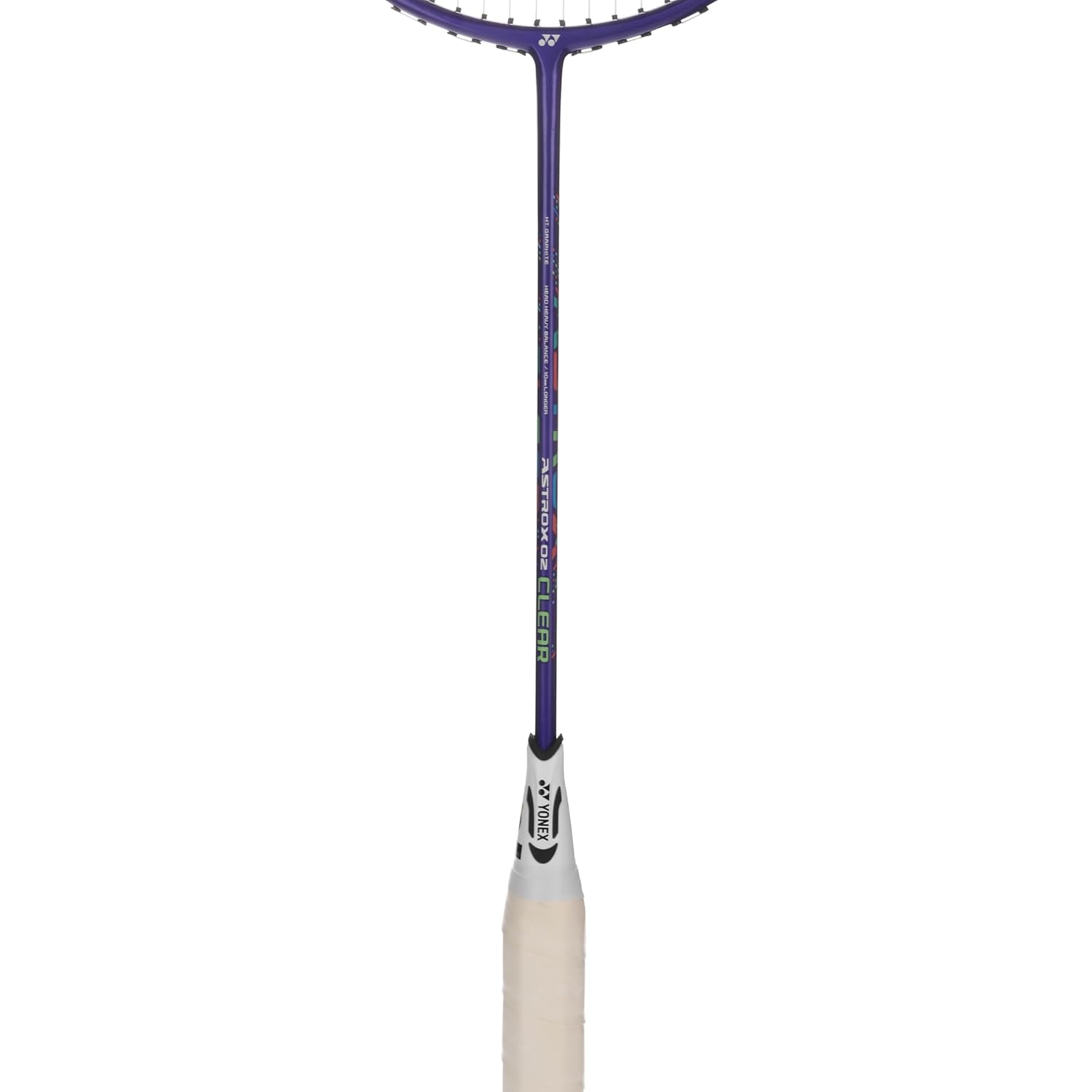 Yonex ASTROX 02 CLEAR Badminton Racquet G4 4U, Colour - Blue, Grip Size - 3 1/4 Inches, Material - Carbon Graphite Yonex ASTROX 02 CLEAR Badminton Racquet G4 4U, Colour - Blue, Grip Size - 3 1/4 Inches, Material - Carbon Graphite