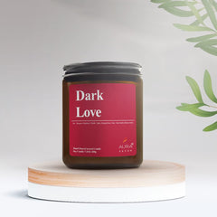 DARK LOVE EXTRA LARGE SOY WAX AMBER JAR CANDLE | BURNING TIME UPTO 30 HOURS