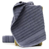 Mush Bamboo Hand Towels 600 Gsm | 100% Bamboo Gym Towel For Men & Women Workout Ultra Soft, Absorbent & Quick Dry Towel (Grey)- Set Of 2