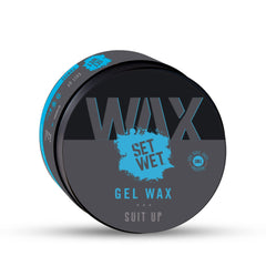 Set Wet Hair Wax For Men Gel Wax 60gm 2.1 Oz. | Strong Hold , Perfect Slick & Shiny Wet Look , Strong Hold , Water Based , Easy Wash Off | No Paraben , No Sulphate , No Alcohol
