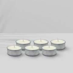 NATURAL TEALIGHT CANDLE | PURE SOY WAX 15GM | PACK OF 6 BURNING TIME 5 HR