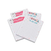 Daily Planner With 50 Undated Tear-Off Sheets Each, To Do List Notepad, Set Of 4