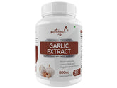 Natureal Garlic Extract Capsules For Cardiac Wellness & Antioxidant 800mg, Boost The Immune System It Supports The Protective Mechanism Of The Body | 60 Capsules 100gm 0.2lbs