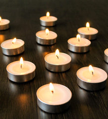 WHITE TEALIGHT CANDLES PACK OF 200 | BEST FOR WEDDING HOME DECOR CANDLE