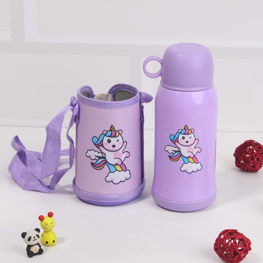 Pro-Hydro Vacuum Insulated Kids Sippy With 2 Lids - Food Grade Stainless Steel | Leak Proof, BPA Free 450ml, Purple Pro-Hydro Vacuum Insulated Kids Sippy With 2 Lids - Food Grade Stainless Steel | Leak Proof, BPA Free 450ml, Purple