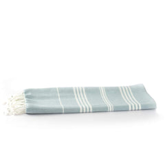 Rosslyn Bath/Beach Towel 700 Gsm | Ultra Soft, Absorbent & Quick Dry Bath Towel (Yellow & Light Blue) - 2 Pcs