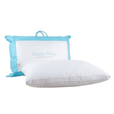 Microfiber Doctor Pillow Soft Fluffy Pillow For Sleeping, White - 45 X 68 Cm | Dr. Pillow For Neck & Shoulder Pain, Back & Side Sleeper | Cervical Pain, Neck Support, Spondylitis, Washable