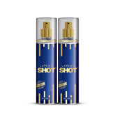 Layer'r Shot Combo Of 2 Passion Fragrant Body Spray For Men | Long Lasting Fragrance Each 135ml 4.56 Fl.oz.