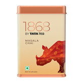 1868 By Tata Tea Masala Chai - 100gm, 3.5 Ounce | An Aromatic, Spicy & Full Of Flavor Premium Black Tea - Assam Masala Black Tea With Spices