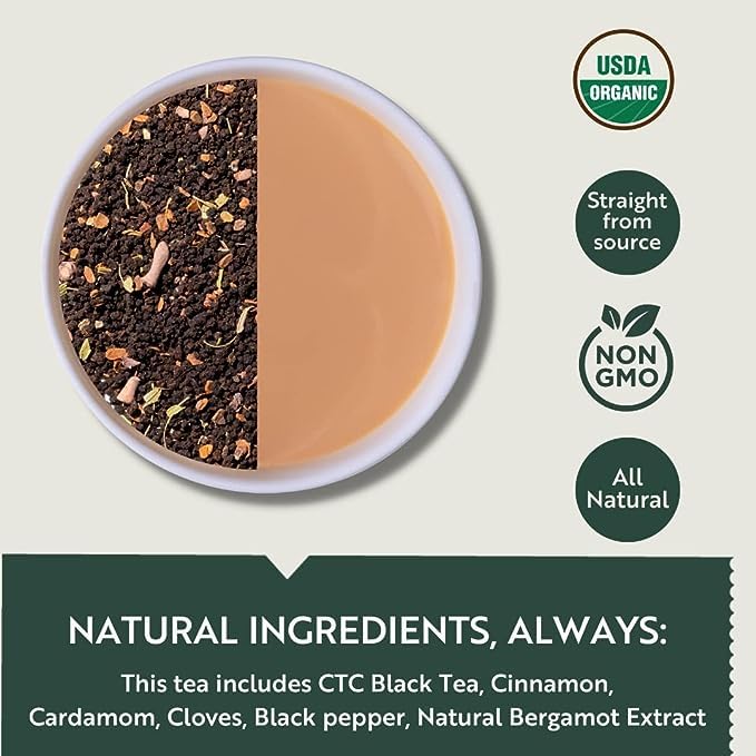 Luxmi Estates Spice Earl Grey Black Tea Blend Pack Of 2 - 100gm Tin, 3.5 Ounce Each | USDA Certified Organic Tea - Caffeinated Herbal Tea | Made With Cinnamon, Cardamom, Cloves, Black Pepper Luxmi Estates Spice Earl Grey Black Tea Blend Pack Of 2 - 100gm Tin, 3.5 Ounce Each | USDA Certified Organic Tea - Caffeinated Herbal Tea | Made With Cinnamon, Cardamom, Cloves, Black Pepper