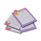 Notes Writing Pads Diary, To Do List Planner Daily Journal Cute Stationery Unicorn Gift For Kids, Set Of 4