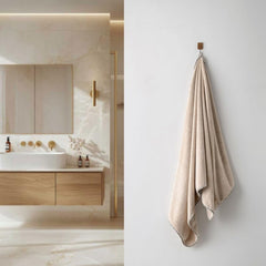 Spread Spain Microfiber Bath Towel 360 Gsm | Bath Towel For Men & Women Extra Soft Plush & High Absorbent | Set of 1 (Rock)