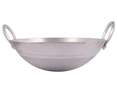 Pure Aluminium Kadhai, Kadai, Frying Pan For Cooking Deep Fry Combo Of 3 Kadai - 6 Liters, 7 Liters & 8 Liters | Gas Stovetop Compatible