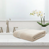 Dermoxie The Soft Comfort Air Rich 100% Cotton Bath Towels 500 Gsm | Premium Bathroom Collection Bath Towel (Biege)