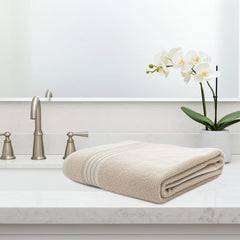 Dermoxie The Soft Comfort Air Rich 100% Cotton Bath Towels 500 Gsm | Premium Bathroom Collection Bath Towel (Biege)