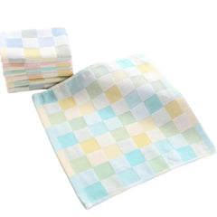 Tradehub Soft Cotton Face Towel | Cotton Handkerchief/Rumal For Women & Babies | Small Size, Extra Soft & Super Absorbent (Pack Of 6) - Large Square