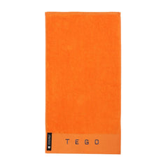 Tego Cotton Performance Sports Towel 100 Gsm - Gym, Work Out, Fitness Towel (Mykonose Blue Orange & Flash)