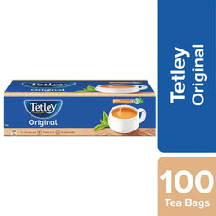 Tetley Original Assam Tea Bags - 170gm, 5.9 Ounce, 100 Tea Bags | Plastic Free & Biodegradable Tea Bags - Environment Friendly, Non GMO