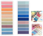 Transparent Sticky Notes - 400 Sheet | Colorful Clear Plastic Memo Pads | Oil-Based Pen Friendly